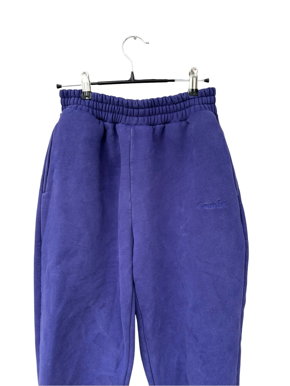 Comfrt Signature Sweatpants - Indigo Deep Blue - Cotton - Unisex Medium - 27.5” - Picture 4 of 11